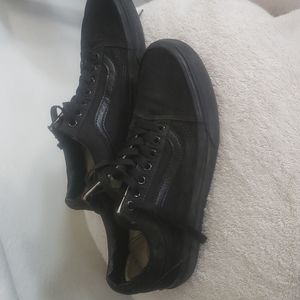 vans black  sneakers